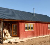 Prefabricated modular timber frame farmhouse