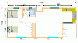 Log Home 67 - Floor Plan
